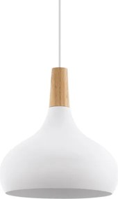 Eglo 96982 - Lustr SABINAR 1xE27/60W/230V pr. 28 cm alb
