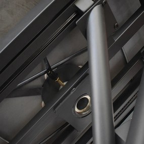 Masa ceramica extensibila Rotativa Noir 120 x 88 x h 76 cm