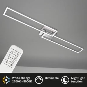 Lustră LED dimabilă aplicată FRAME 2xLED/20W/230V Brilo + telecomandă