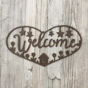 DUBLEZ | Decorațiune ieftină pentru perete - Welcome