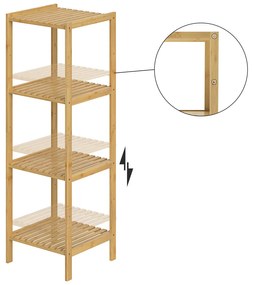 Deuba Raft din bambus - 110x33x33 cm