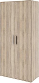 Dulap DUNAJ TIP 2, stejar sonoma, DTD laminat, cu 2 usi, 90x47x191 cm