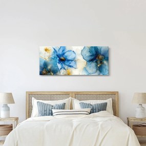 Tablou - Floral, pictură cu cerneală (120x50 cm)