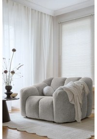 Fotoliu gri deschis Shell – Miuform