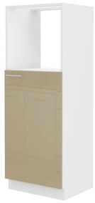 Dulap de bucătărie pentru alimente pentru cuptor Lavera 60 DKPL 162 1F BB (alb + capuccino lucios). 1032395