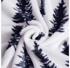 Set lenjerie cocolino TWINKLE CHRISTMAS colorat + cearsaf Cocolino microplus cu elastic SOFT 180x200 cm alb, pat dublu