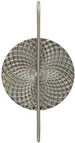 Mauro Ferretti Lampa De  Perete Argintie cm 28X15X54 | Aosom Romania
