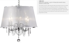 Lustra moderna design elegant Venetian 1485-5CC SRT