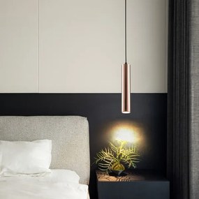 Immax NEO 08306L - Lustră pe cablu PUNTO 1xGU10/9W/230V aur roz