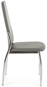 Scaun de bucaterie Morgan, gri/argintiu
