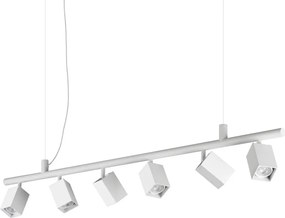 Lustra suspendata DYNAMITE SP6 SQUARE BIANCO