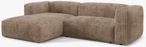 Coltar modular Martina corduroy Tilia L283 cm