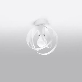 Lustră aplicată TULOS 1xE27/60W/230V albă Sollux SL.1082