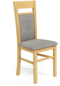 Scaun Gerard 2 material gri stejar