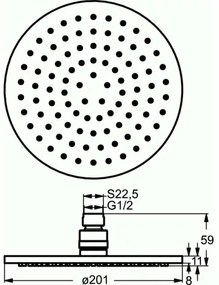 Sistem de dus Ideal Standard Ceraflex incastrat
