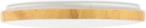Plafoniera LED Erste Woody 45W 50cm, Design Modern Aspect Lemn, 3CCT 3000K-6000K, Corp Iluminat Elegant pentru Living, Dormitor, Eficienta 500mm