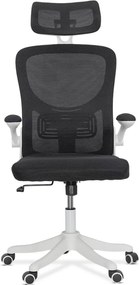 Scaun ergonomic OFF 336 negru, mesh și brațe rabatabile