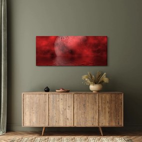Tablou - Luna pe nivelul apei (120x50 cm)