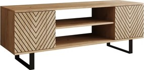 Comodă TV TV Lorello Herringbone cm – 135x40x49 cm – Oak Craft