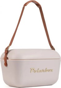 Geanta frigorifica Polarbox Gold, 20 litri, Polistiren AIRPOP, 5-15°C pana la 24h, Roz/Auriu