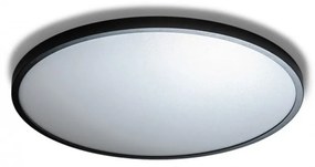 Plafoniera LED design slim MALTA R 50 3000K neagra