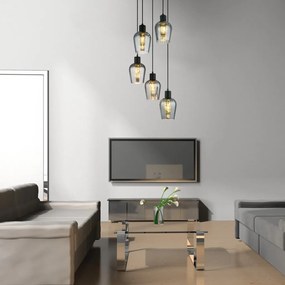 Lustra cu 5 pendule design modern Florian