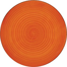 Lamart LT9081 farfurie ceramică mică Happy,diametru 26,8 cm, portocaliu
