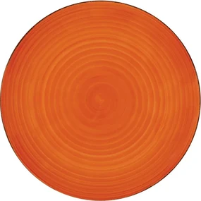 Lamart LT9081 farfurie ceramică mică Happy,diametru 26,8 cm, portocaliu