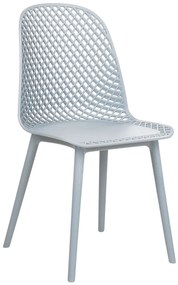 Set 4 buc scaun tip bar Erielle (albastru). 1078732