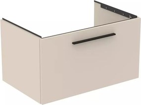 Dulap baza suspendat Ideal Standard i.life B bej nisipiu mat 1 sertar 80 cm