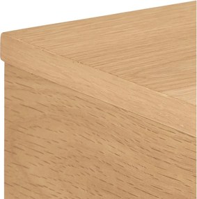 Noptieră în culoare naturală deschisă cu aspect de lemn de stejar Monfort – Actona