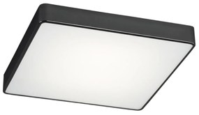 Plafoniera patrata design slim ONTARIO 35cm negru