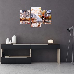 Tablou - Viața în oraș (90x60 cm)