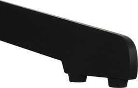Scaun pivotant de lux, cu model / negru, KAILAN