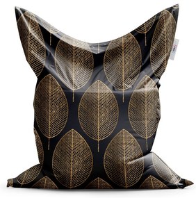 Sac de șezut Classic frunze aurii - pentru copii, negru / auriu