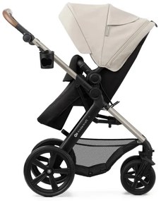 Cărucior de copii combinat 3 în 1 KINDERKRAFT MOOV 2 Moonlight grey + scaun auto MINK PRO