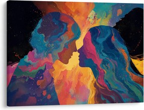 Tablou - Dragoste cosmică (70x50 cm)