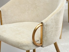Scaun Carma K (crem + auriu). 1110997