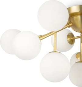 Maytoni MOD545CL-12BS - Plafonieră DALLAS, 12 x G9, 28W, 230V, aurie