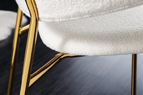 Set 2 scaune stil modern Tracy Alpine, boucle alb