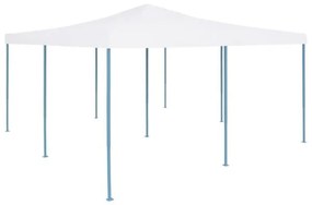 vidaXL Pavilion pliabil, alb, 5 x 5 m