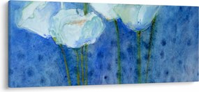 Tablou - Lalele albe (120x50 cm)