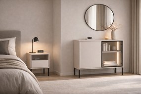 Noptieră cu sertar Harmona 40 cm - cașmir