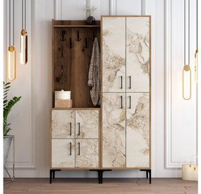 Mobilier hol Betina BA (Alb + Nuc). 1088297