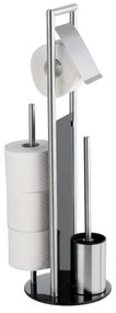 WENKO 24981800 - Set WC RAVINA, 20 x 70 cm, inox/argintiu