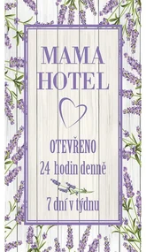 Bohemia Gifts Tablou decorativ Mama hotel, 20 x 40cm