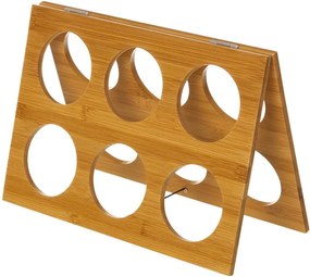 Suport pentru sticle din bambus Unimasa