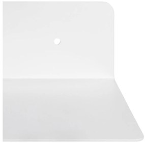 Etajeră de perete din metal Actona Joliet, lățime 50 cm, alb