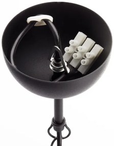 Jupiter 2057 - Lustră suspendată pe lanț GLORIOSA 15xG9/14W/230V negru