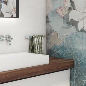 Suport de perete pentru prosoape NIMCO MA 29046-26 MAYA 46 cm crom lucios